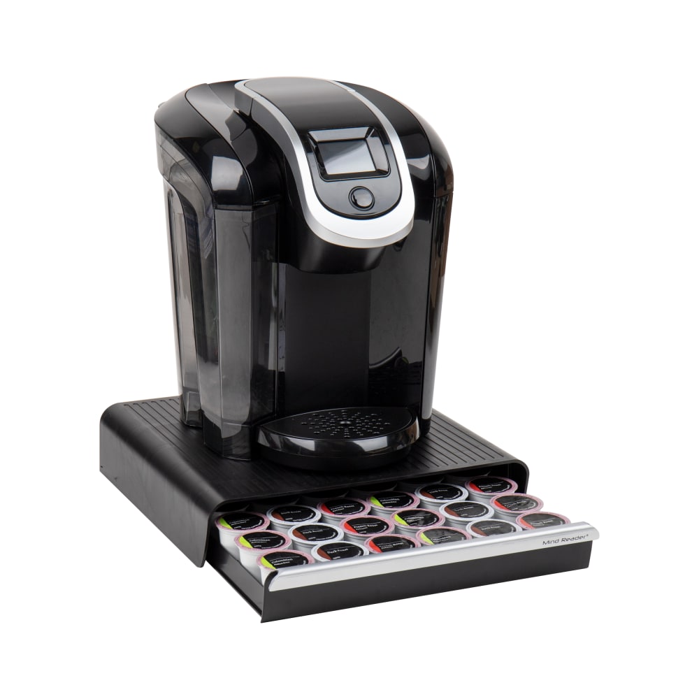 Mind Reader Single Serve Coffee Pod Drawer, 36 Coffee Pod Capacity, Black