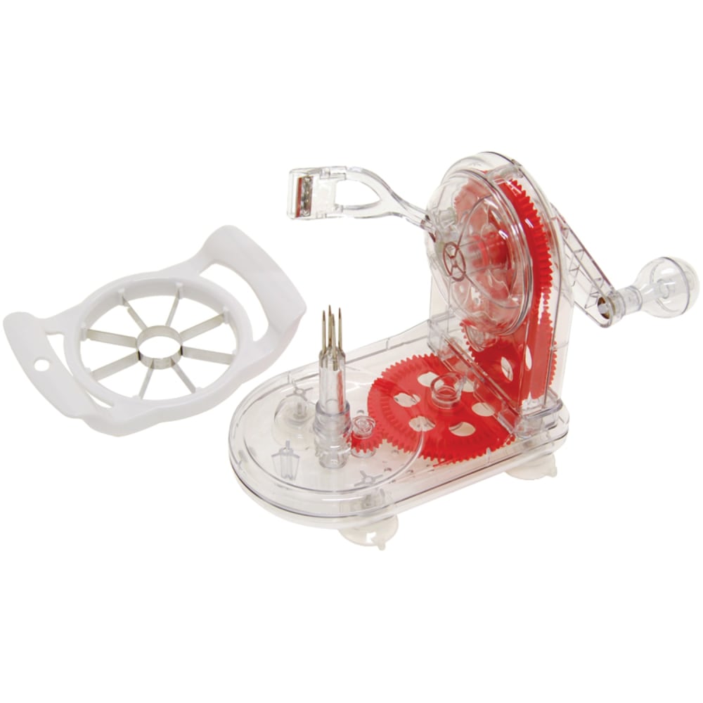Starfrit Apple Pro Peeler, Red/Clear