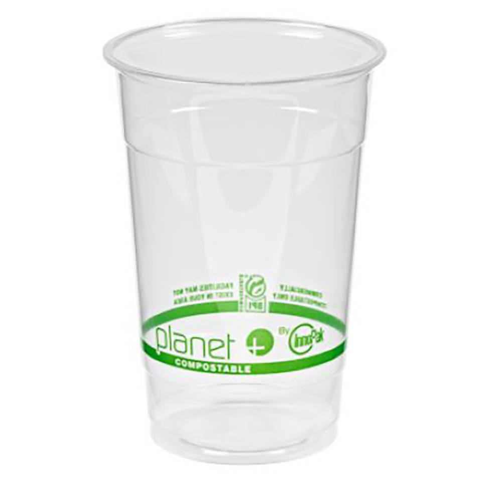 StalkMarket Planet+ Compostable Cold Cups, 20 Oz, Clear, Pack Of 1,000 Cups