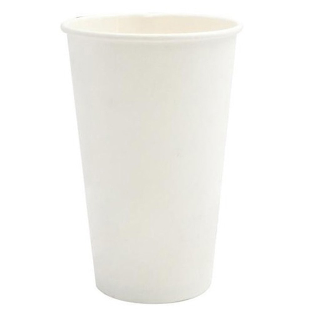 Karat Paper Hot Coffee Cups, 16 Oz, White, Pack Of 1,000 Cups