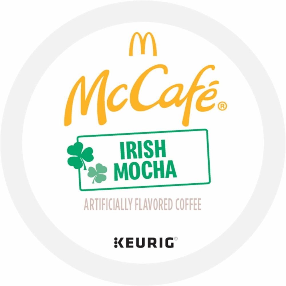 McCaf K Cup Irish Mocha  Compatible with K Cup Brewer  Light  24 / Box