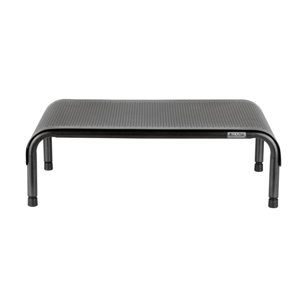 Allsop Metal Art Ergo3 Adjustable Monitor Stand, 6inH-8inH x 18inW x 10inD, Black, 31630