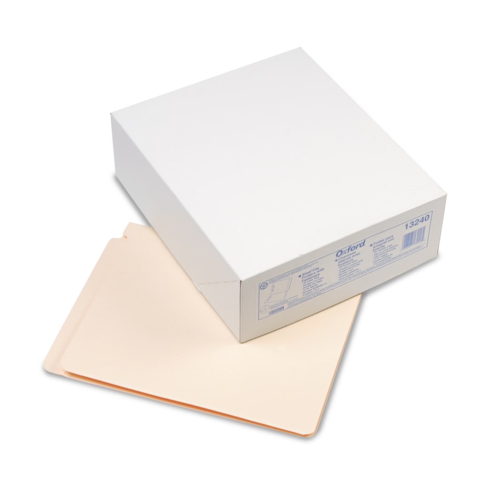 Pendaflex Laminated End-Tab Folders With 2 Fasteners, Letter Size, Box Of 50