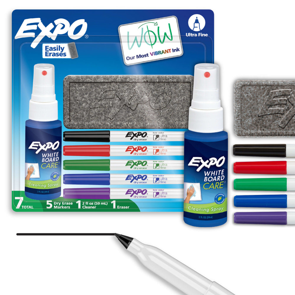 EXPO Starter Set, Ultra-Fine Point, Pack Of 7