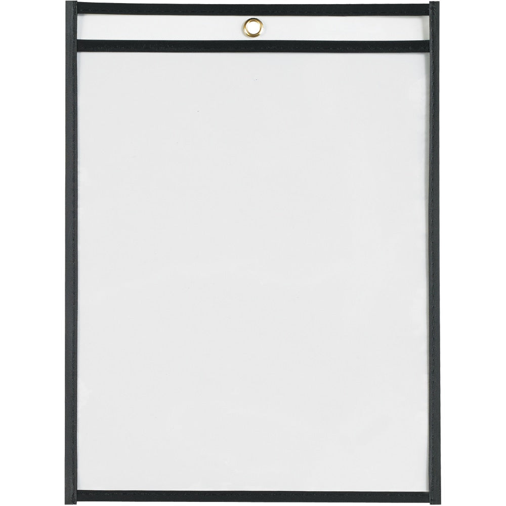 Partners Brand Job Ticket Holders, 9in x 12in, Black, Pack Of 25, FSC12122ASON