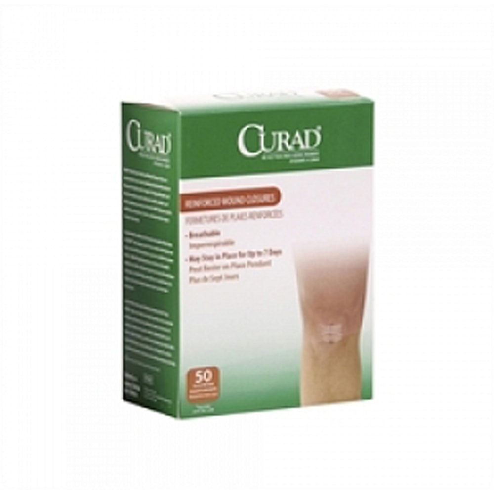 CURAD Sterile Medi-Strips, 1/4in x 4in, White, Pack Of 2,000
