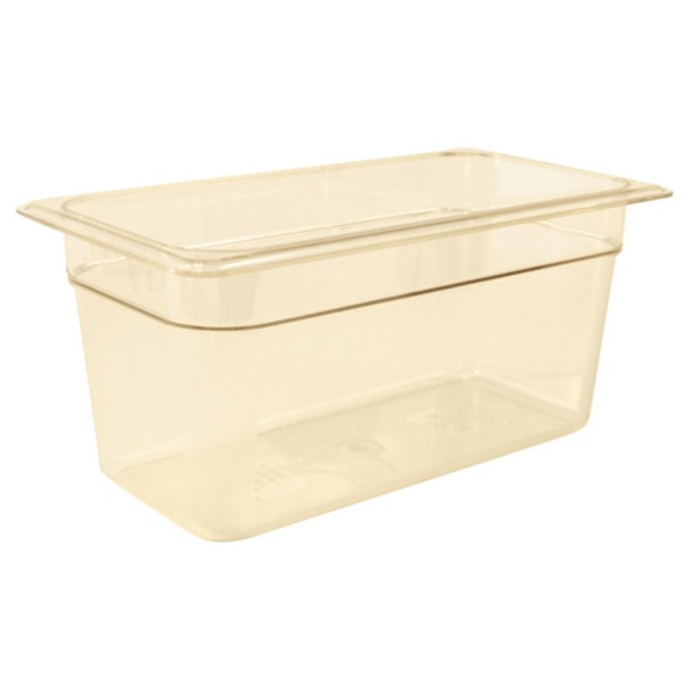 Cambro 1/9 Size H-Pan Food Pan, 2.5in Deep, Amber