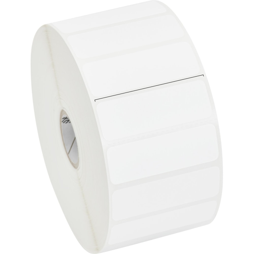 Zebra Label Paper, U82357, 2 1/4in x 3/4in Thermal Transfer Zebra ZSelect 4000T, 1in Core