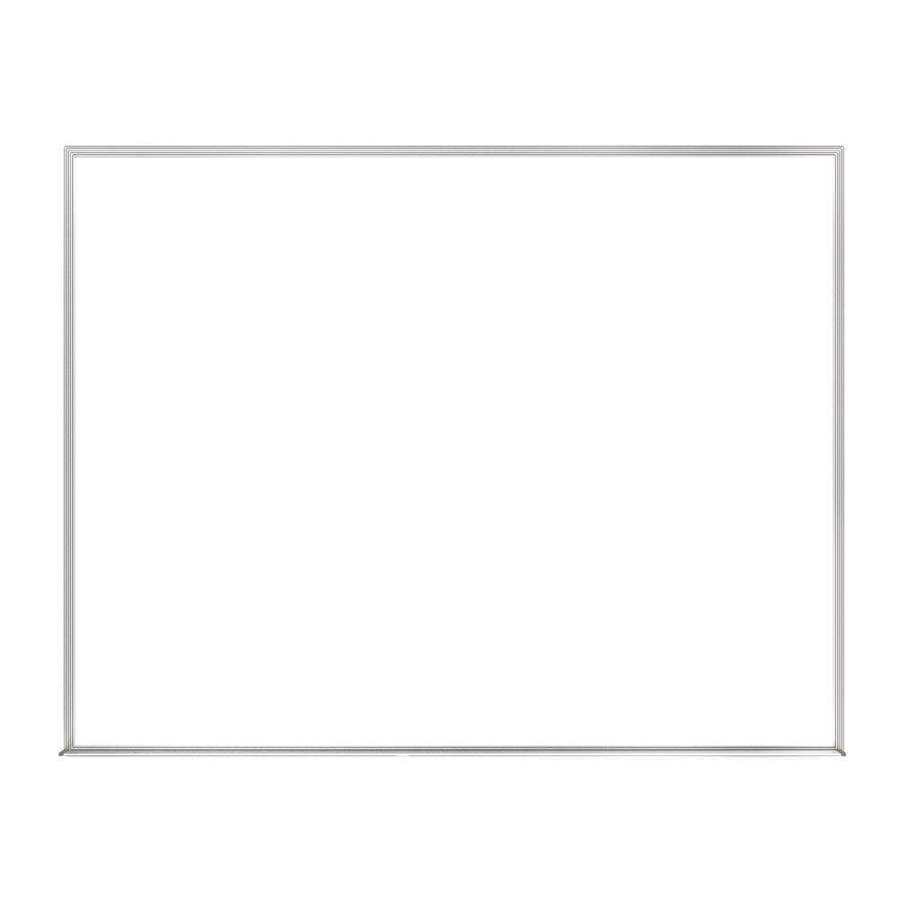 Ghent M2 Non-Magnetic Dry-Erase Whiteboard, 36in x 46 1/2in, Satin Aluminum Frame