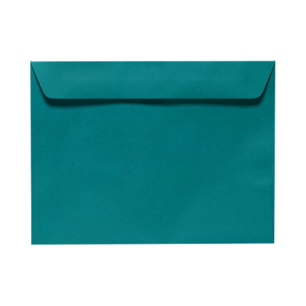 LUX Booklet 6in x 9in Envelopes, Gummed Seal, Teal, Pack Of 50
