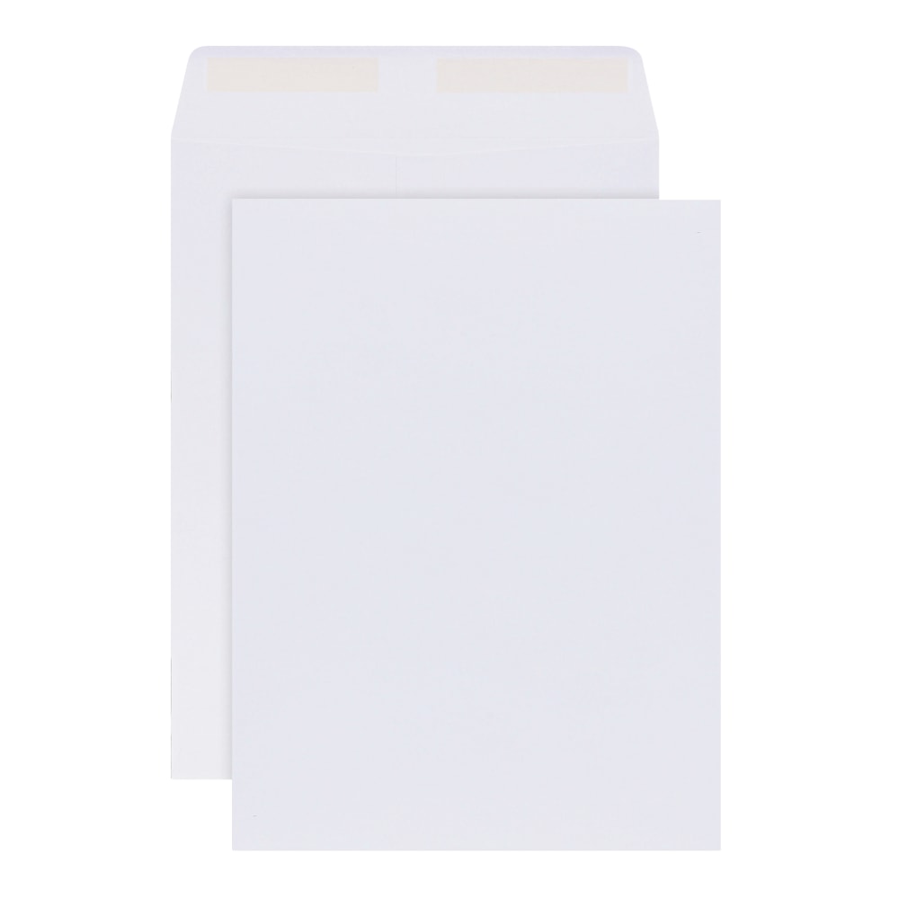 Office Depot Brand  9in x 12in Catalog Envelopes, Gummed Seal, White, Box Of 250