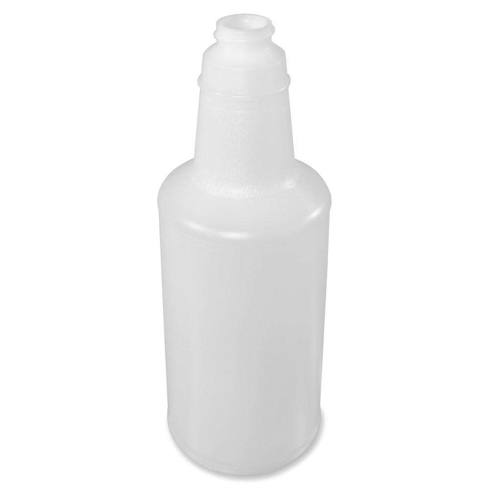 Genuine Joe Plastic Bottle with Graduations - Translucent - Plastic - 96 / Carton