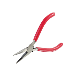 C2G 4.5in Long Nose Pliers - Crimping pliers - red