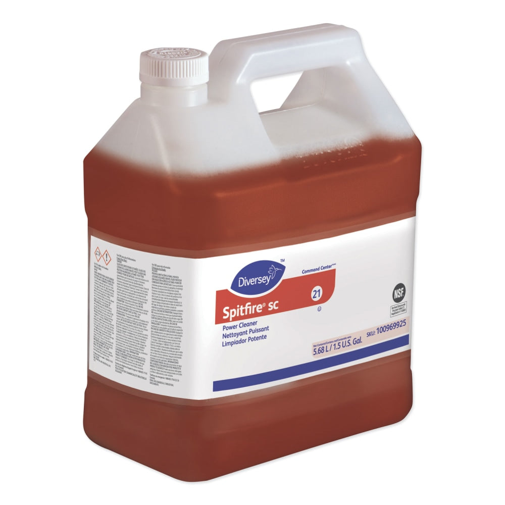 Diversey Spitfire SC Power Cleaner, 1.5 gal Bottle, 2/Carton
