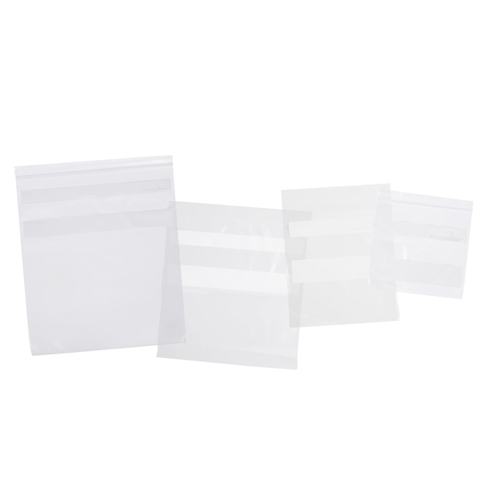 Foodhandler ZIP BAG,DOUBLE,10.5in X 11in,CLR