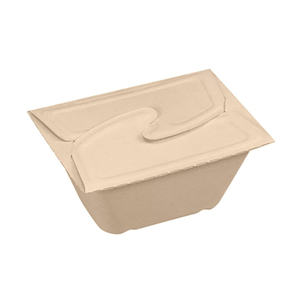 Bowl 24 OZ Pulp Fiber Natural Square, 300/Case