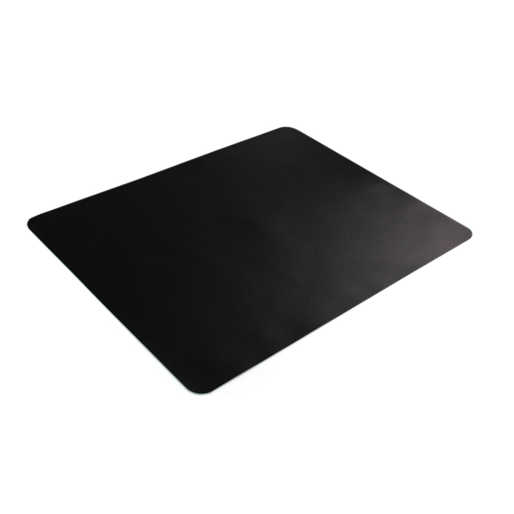 Floortex Desktex Vinyl Rectangular Desk Pad, 20in x 36in, Black