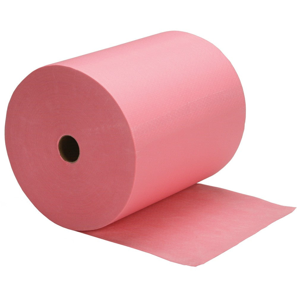 SKILCRAFT Industrial Shop Towels - Red - Fiber, Paper - 472 / Roll
