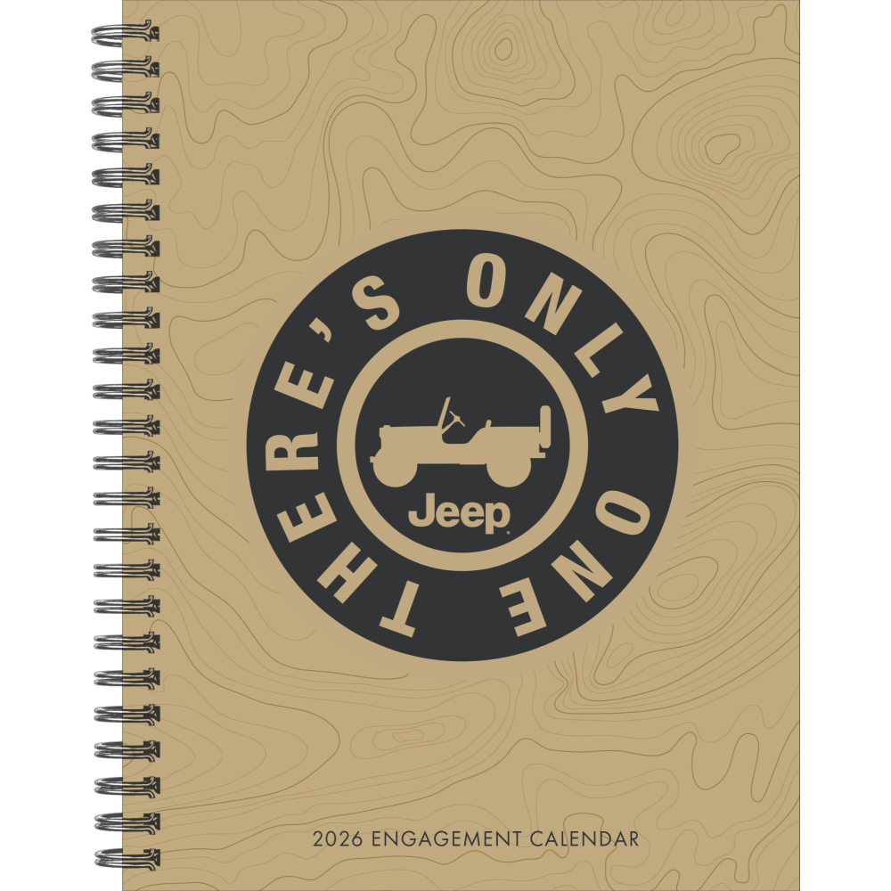2026 Willow Creek Press Weekly Engagement Calendar, 6-1/2in x 8-1/2in, Jeep, January To December, 55250