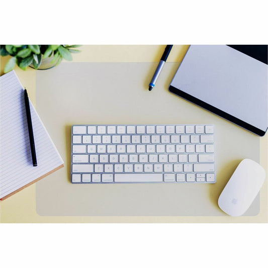 Floortex Desktex Polycarbonate Desk Pad 17in x 22in  Clear Rectangular Polycarbonate Desk Pad  22in L x 17in W x 0.03in D