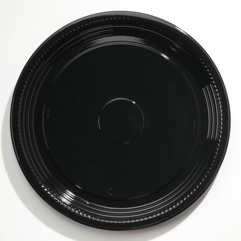 World Centric WNA Caterline Casuals Thermoformed Platters, 16in Diameter, Plastic, 25/CT