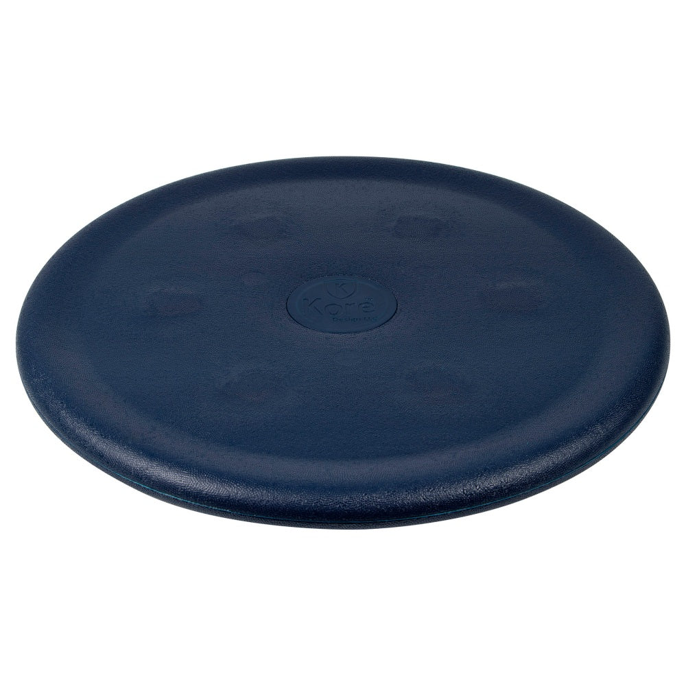 Kore Design Floor Wobbler Balance Disc, 3inH x 19-1/8inW x 19-1/8inD, Dark Blue