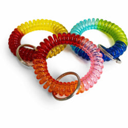 The Pencil Grip Key Ring Wrist Coil, 1.5inH x 1.5inW x 1.5inL