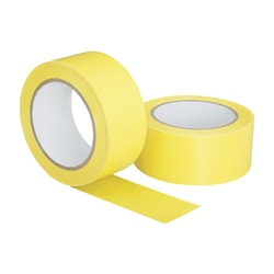 SKILCRAFT Floor Safety Marking Tape, 2in x 108ft, Yellow (AbilityOne 7510-01-617-4257)