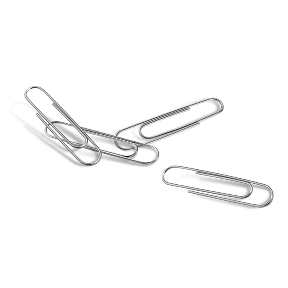 Office Depot Brand Paper Clips, Box Of 100, No. 1, Silver