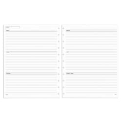 TUL Discbound Undated Weekly/Monthly Refill Pages, Letter Size, 68 Sheets