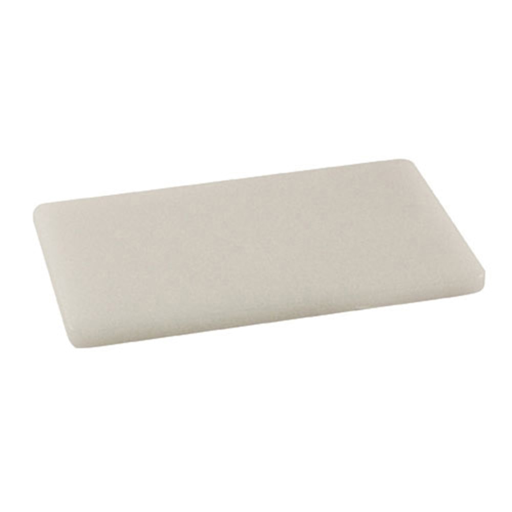 Winco Plastic Cutting Board, 1/2inH x 10inW x 6inD, White