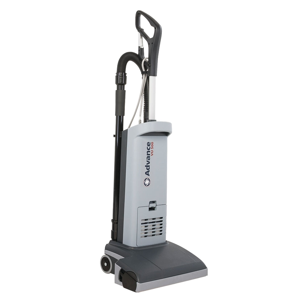 Nilfisk Advance VU500 15in Corded HEPA Bagged Upright Vacuum, Gray