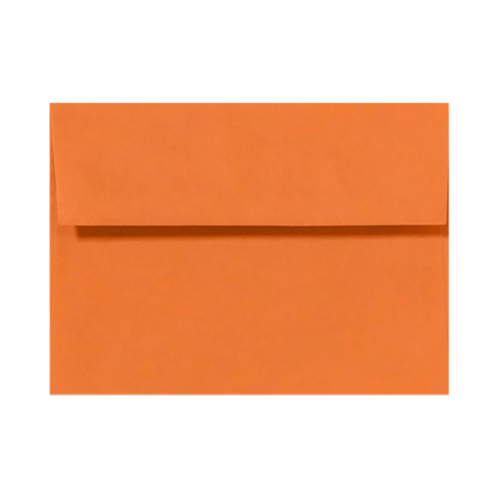 LUX Invitation Envelopes, A6, Peel & Press Closure, Mandarin Orange, Pack Of 500