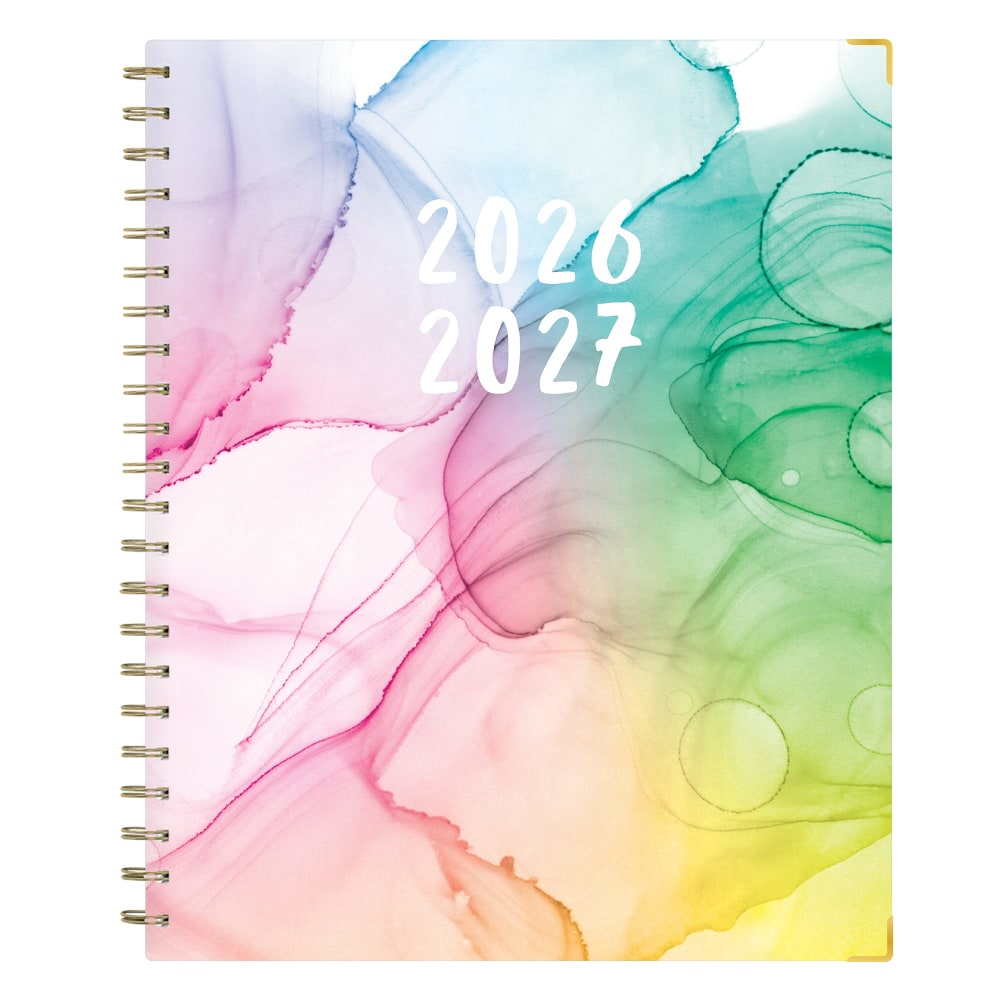 Planning Calendar BS Rainbow Ink Matte 8.5x11 AY26-27 (15-mo)