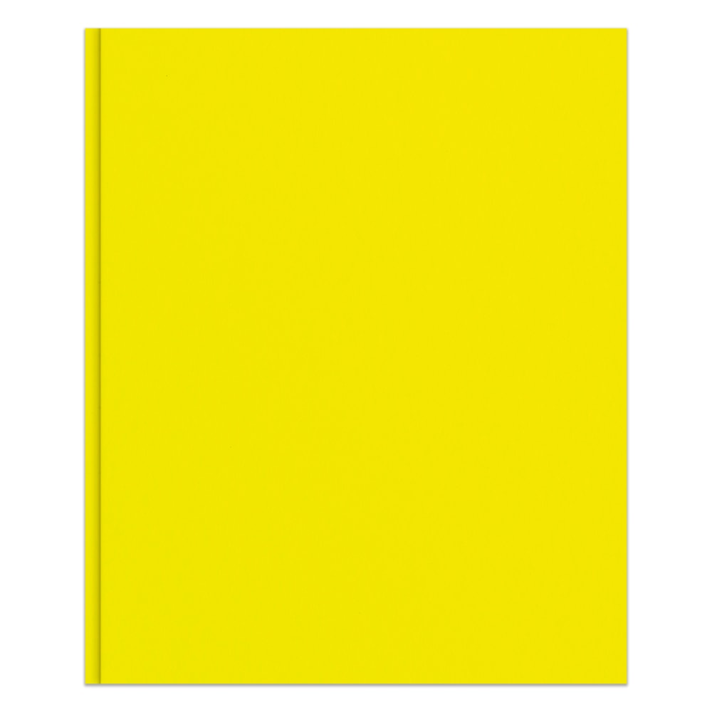 Office Depot Brand 2-Pocket School-Grade Paper Folder with Prongs, Letter Size, Yellow