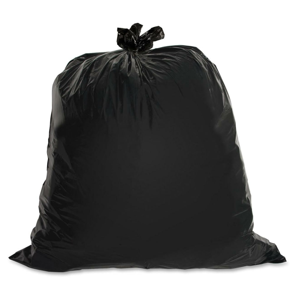 Genuine Joe 1.5 mil Trash Bags, 60 gal, 39inH x 56inW, Brown, 50 Bags