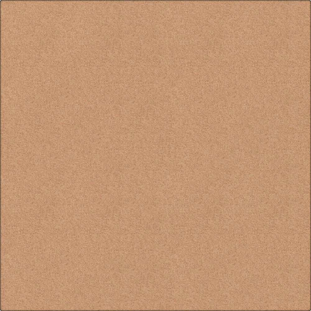 U Brands Jumbo Canvas Tile Cork Board, 30in X 30, Frameless (4887U00-01)