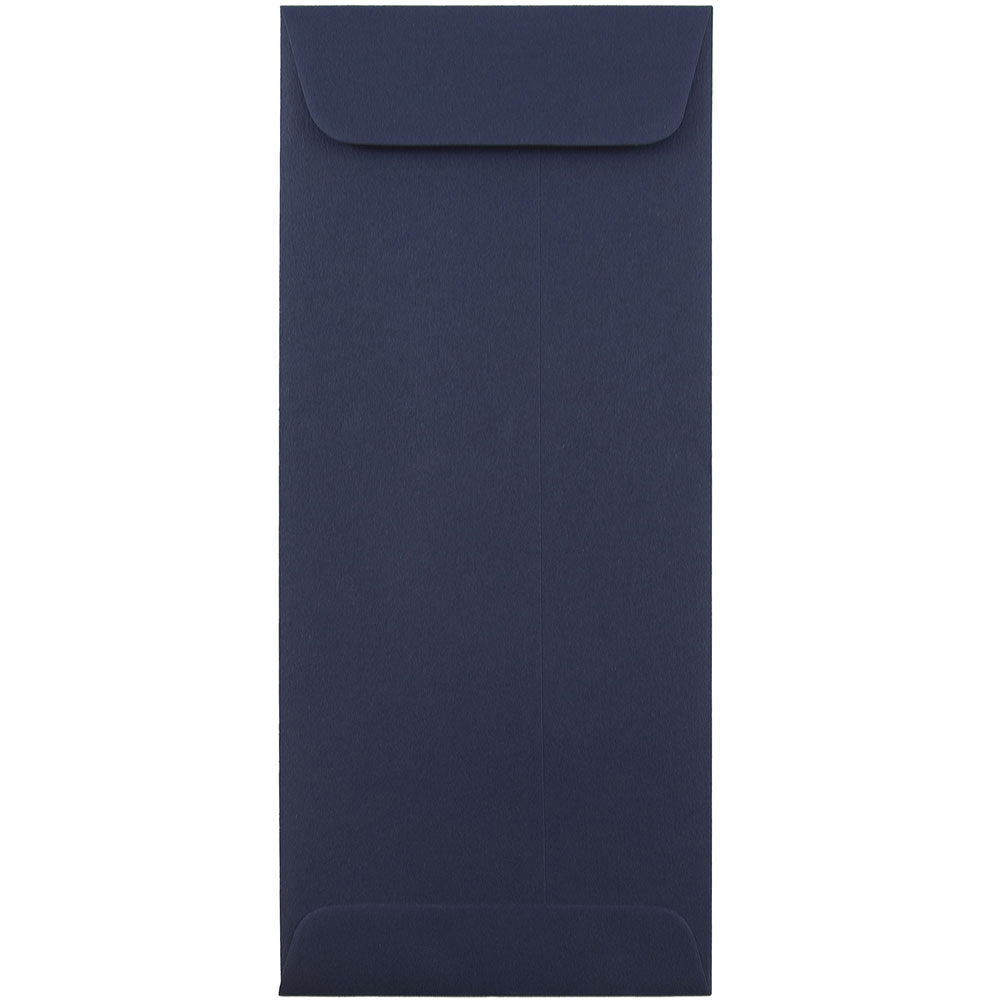 JAM Paper #10 Policy Envelopes, Gummed Seal, Navy Blue, Pack Of 25