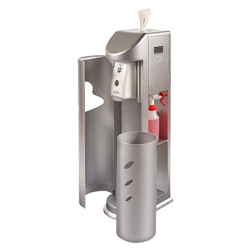 Zogic Cleaning Station Wipes Dispenser, Silver, Total Qty 1