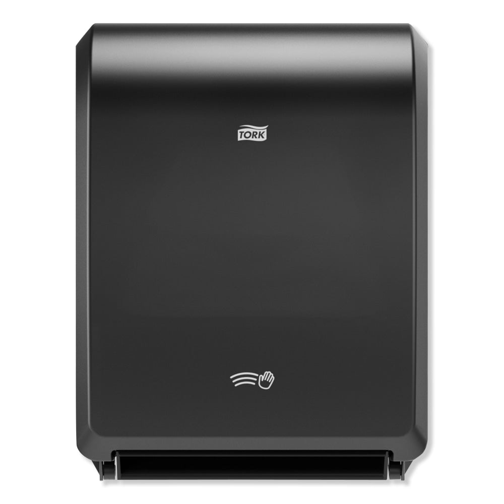 Tork Electronic Hand Towel Roll Dispenser, 8in Roll, 12.32 x 9.32 x 15.95, Black