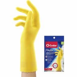 O-Cedar Playtex Handsaver Gloves - Hot Water, Chemical Protection - X-Large Size - Latex, Nitrile, Neoprene - 163670