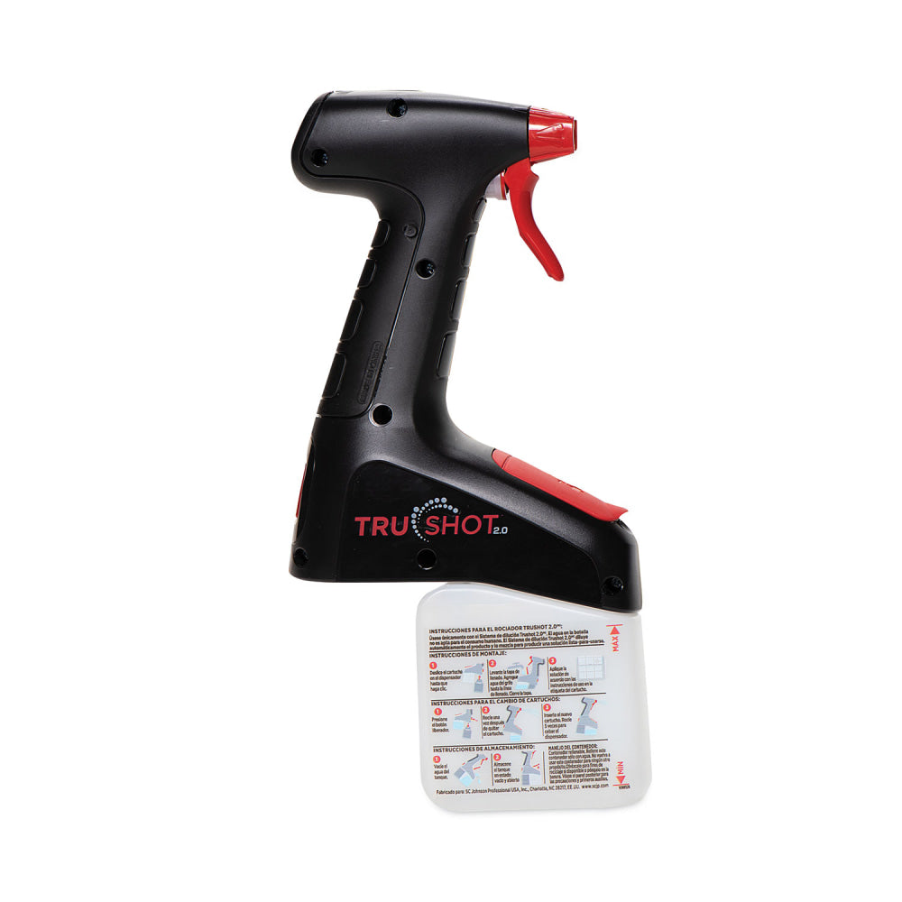 SC Johnson Professional TruShot 2.0 Trigger Dispenser, Fits TruShot 2.0 Cartridges, 4/Carton