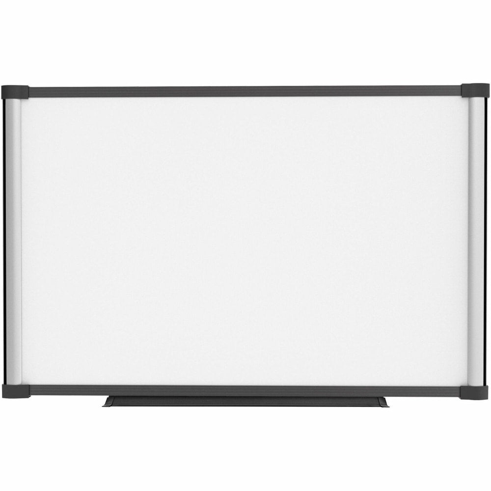 Lorell Magnetic Dry-Erase Whiteboard, 24in x 36in, Steel Frame With Silver Finish