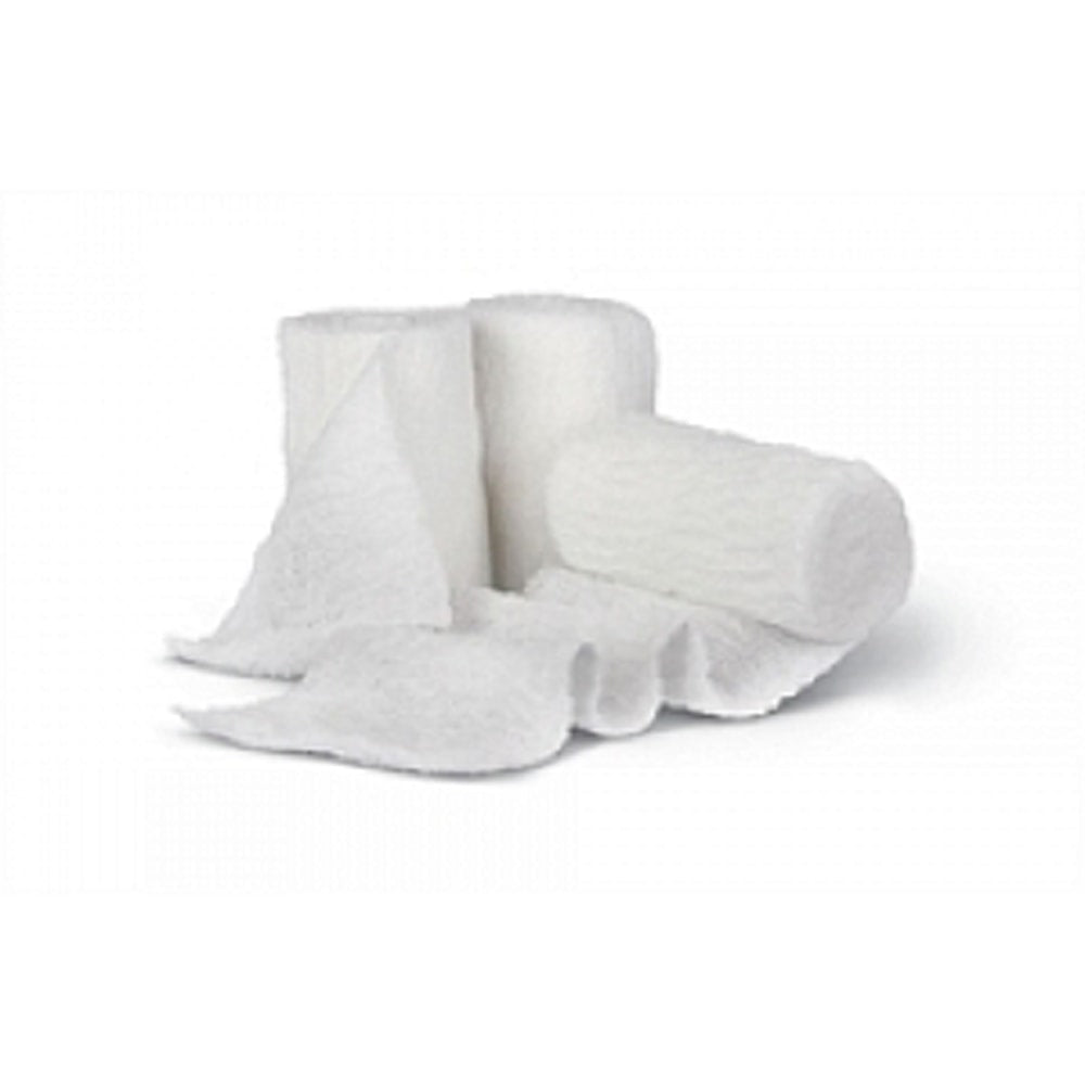Medline Bulkee Lite Nonsterile Conforming Bandages, 4in x 4 1/8 Yd., White, Pack Of 96