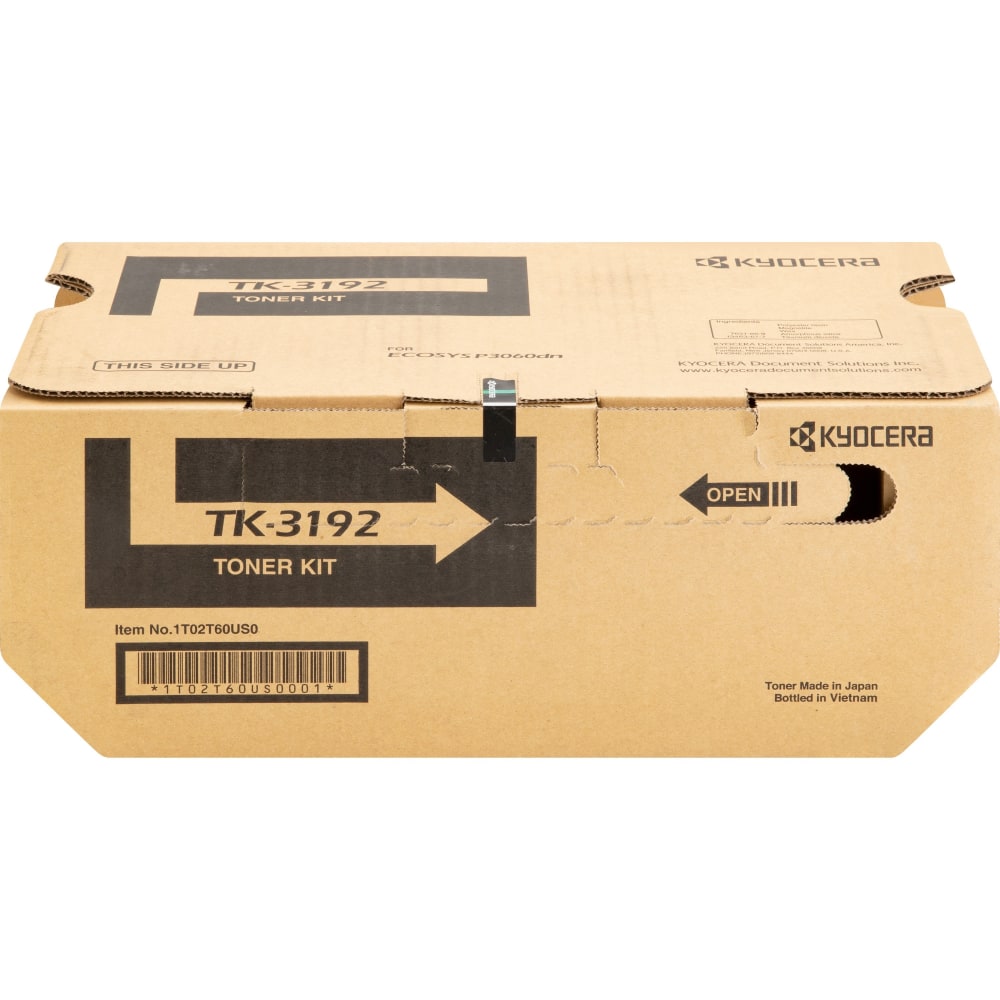 Kyocera Crtdg, Lsr, P3060Dn, Bk, 25K, 1T02T60Usv