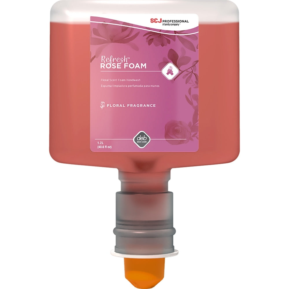 SC Johnson TF Refill Refresh Rose Foam Handwash - Rose Scent - 1.27 quart - Cartridge Dispenser - Dirt Remove - RFW120TF
