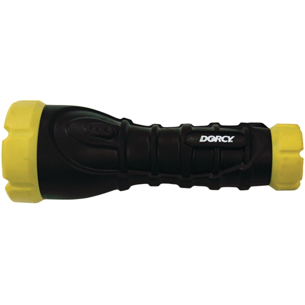 Dorcy Flashlight - 1 x LED - 80 lm Lumen - AA - Rubber - Black, Assorted, Assorted - 24 / Case