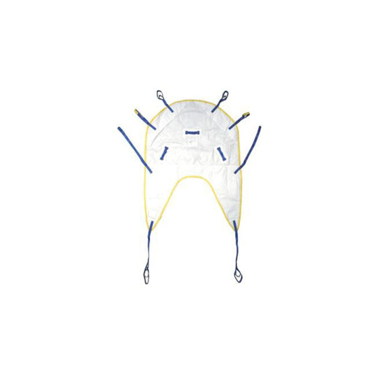 Medline Disposable U-Shaped Patient Slings, Medium, White, Pack Of 10