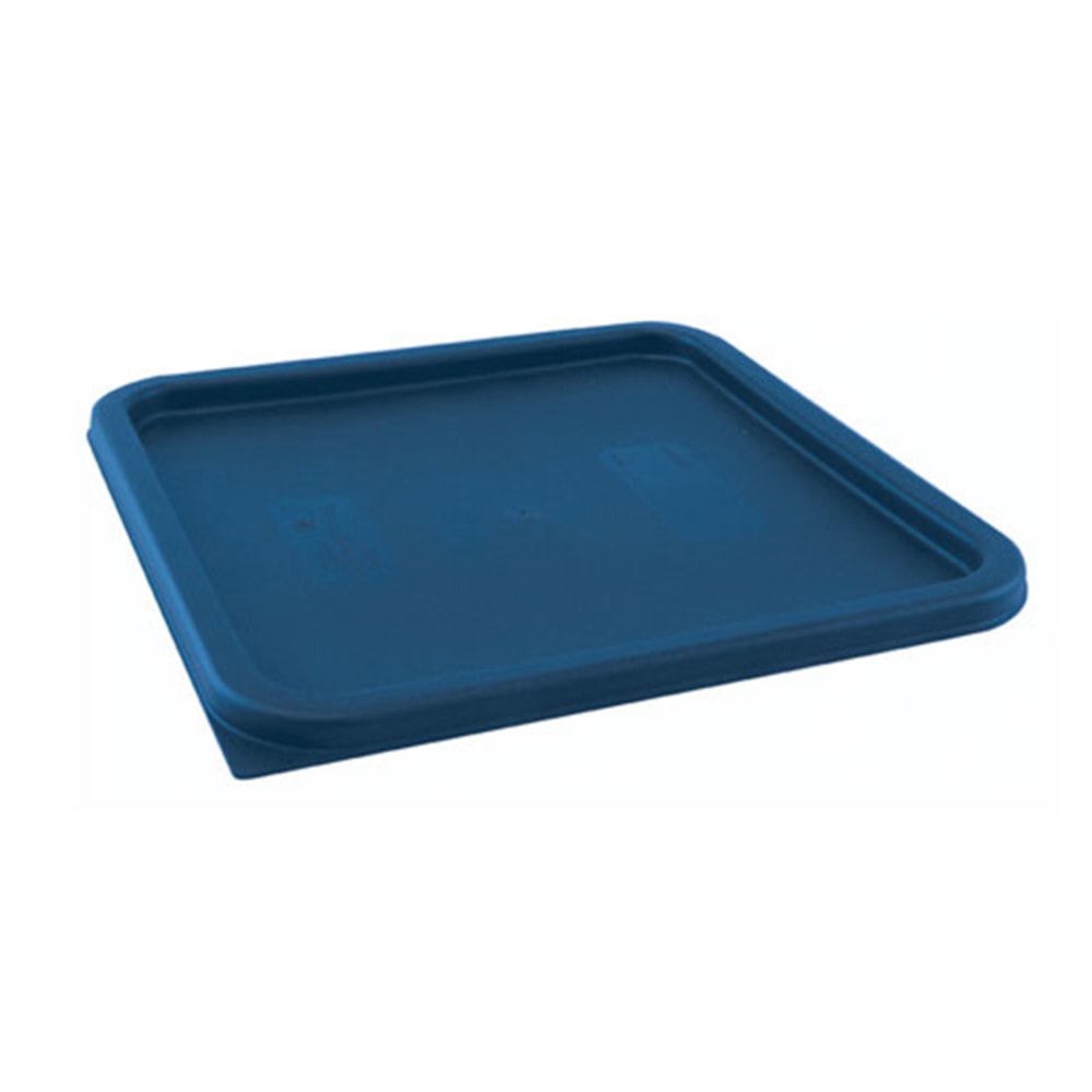 Cambro CamSquare Lid, 22 Qt, 5/8inH x 11 7/16inW x 11 7/16inD, Blue