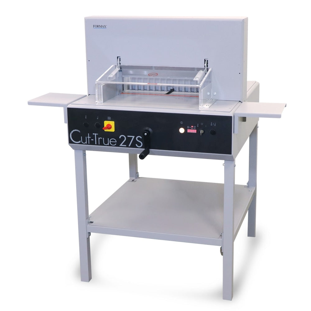 Formax Cut-True 27S Semi-Automatic Guillotine Paper Cutter With LED Laser Line, 18.9in
